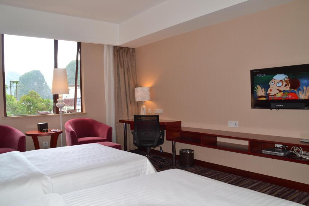 Elite Garden Hotel Yangshuo Ruang foto